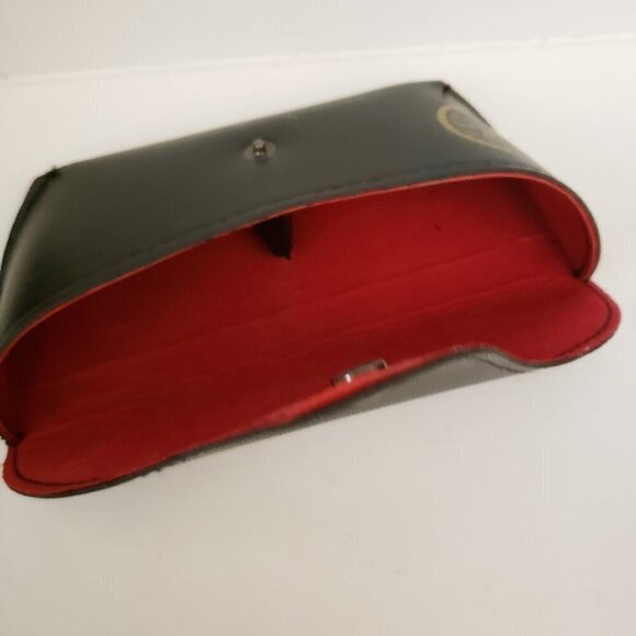 Ray Ban Black Black Sunglass Glasses Case Made in Italy - Picture 10 of 13